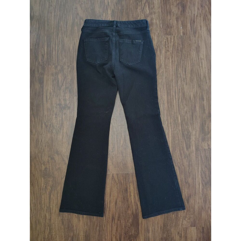 White House Black Market Black High Rise Skinny Flare Sculpt Jeans Size 0S - Picture 3 of 5